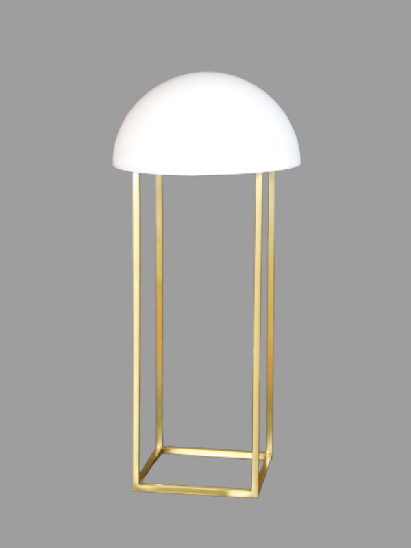 Semi sphere table lamp