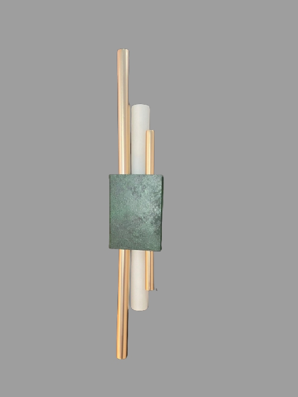 Wall light with marble...