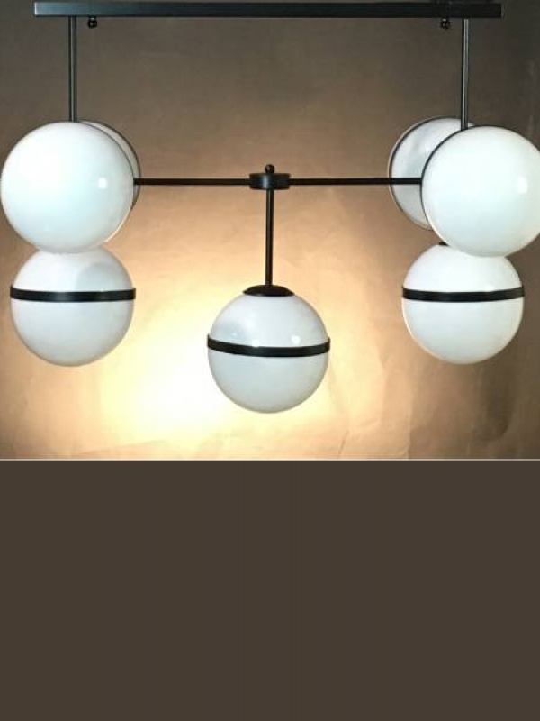 Pendant lamp with glas...