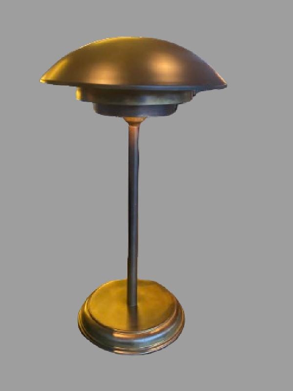 Brass table lamp with ...