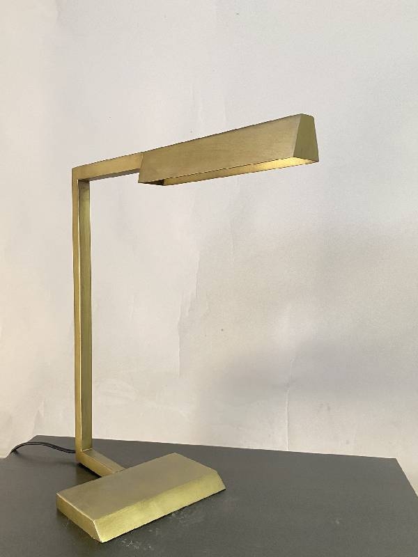 Brass table lamp